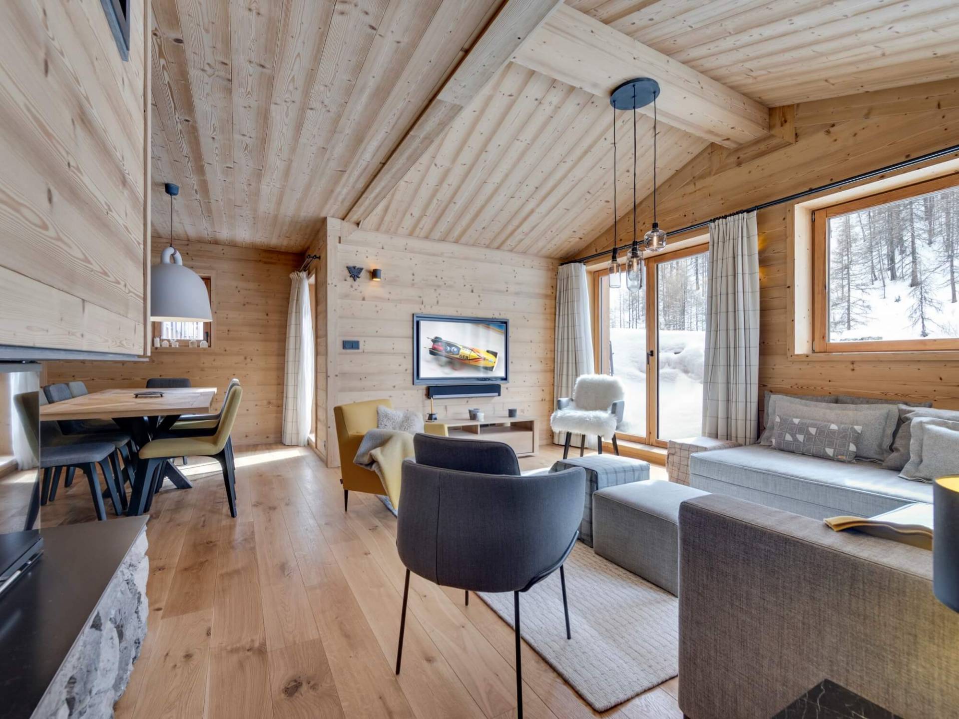 appartement Val-d'Isère Magnifique appartement, 4 chambres ensuite, séjour avec chem